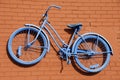 Blue Bicycle Abstract