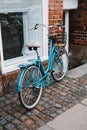 Blue bicycle