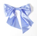Blue big bow Royalty Free Stock Photo