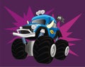 Monster truck with boom