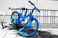 Blue Bike Royalty Free Stock Photo
