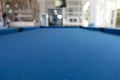 Blue Billiard, Pool tables Royalty Free Stock Photo
