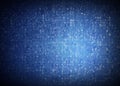 Blue binary background Royalty Free Stock Photo
