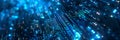 Blue Binary Code Circuitry - Digital Abstract