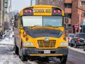 Blue Bird Vision school bus in service in Toronto, Canada