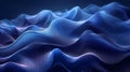 Blue black abstract gradient background grain texture effect dark vibrant color flow wave Royalty Free Stock Photo