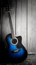 Blue Or Black Color. Spanish Acoustic Guitar Wallpaper in HD Quality