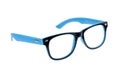 Blue and black Frame Of Eye Glasses Isolated On White Background Royalty Free Stock Photo