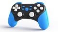 Blue and Black Gaming Controller 3D Render, Joystick, Gamepad, Virtual Reality Gaming, Controller Royalty Free Stock Photo