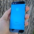 Blue black iphone