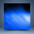 Blue and black geometric abstract background Royalty Free Stock Photo