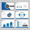 Ã Â¸ÂºBlue Black Multipurpose Infographic elements and icon presentation template flat design set advertising marketing brochure flye