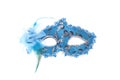 Blue, Black and silver face mask Royalty Free Stock Photo