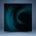 Blue and black mosaic abstract background Royalty Free Stock Photo