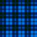 Blue Tartan Wool Material Royalty Free Stock Photo