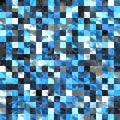 Blue black tiles