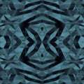 Blue and black tribal abstract background pattern