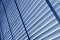 Blue blinds Royalty Free Stock Photo