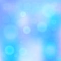 Blue Blur Bokeh Background