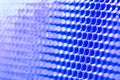 Blue blur fence abstract background