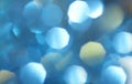 Blue blurred bokeh background,blue circles,light effect,holiday,glitter,Christmas,birthday Royalty Free Stock Photo