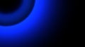 Blue blurred glowing circles on black background. Abstract illustration with shiny lights. Blur neon round objects. Background wit Royalty Free Stock Photo
