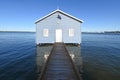 The Blue Boat House in Perth Western Australia Royalty Free Stock Photo