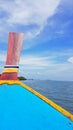 Longtailboat in andaman des in Thailand