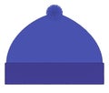 Blue Bobble Hat