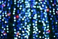 Blue bokeh abstract light background