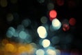 Blue bokeh abstract light backgrounds Royalty Free Stock Photo