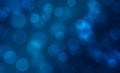 Blue bokeh background