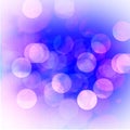 Blue bokeh background for seasonal, holidays, event and celebrations Royalty Free Stock Photo