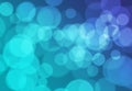 Blue Bokeh Light Background Royalty Free Stock Photo