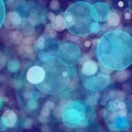 Blue Bokeh Light Background Royalty Free Stock Photo