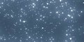 Blue bokeh snowfall 3d render Royalty Free Stock Photo