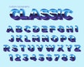 Blue Bold Retro Colorful Typography Design