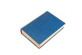 Blue book isolated on white Royalty Free Stock Photo