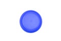 Blue bottle cap isolated on a white background Royalty Free Stock Photo