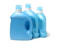 The blue bottle laundry detergent and conditioner fabric softener