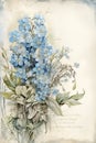 The Blue Bouquet: A Princess\'s Symbol of Love