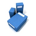 Blue boxes