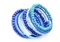 Blue bracelet Royalty Free Stock Photo