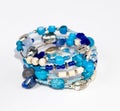 Blue bracelet Royalty Free Stock Photo