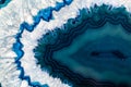 Blue Brazilian geode Royalty Free Stock Photo