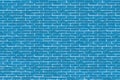 Blue Brick Wall Background Texture Royalty Free Stock Photo