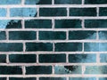blue brick wall natural industrial house chimney bricks alley design home spray Royalty Free Stock Photo