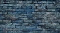 Organic Stone Carvings On Dark Blue Brick Wall In 8k Resolution Royalty Free Stock Photo