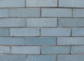 Blue brick wall texture background for interior exterior decoration and industrial construction concept design Royalty Free Stock Photo