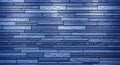 Blue brick wall texture background pattern design surface architecture material stone Royalty Free Stock Photo